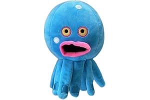 BENOLLS My Singings Monsters Plush Toy, Wubbox Plush My Singing Monsters Pluszowe zabawki, 11,8-calowe wypchane zwierzę Plush Figure Doll dla miłośników gier, prezentów dla dzieci i przyjaciół