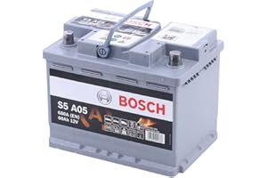 Bosch S5A05, Batteria per Auto, 60A/h, 680A, Tecnologia AGM, Adattato per Veicoli con Sistema Start/Stop