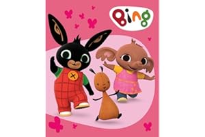 JHEPPBAY Plaid Bing Fleecedecke 100 x 140 cm Mädchen Rosa**