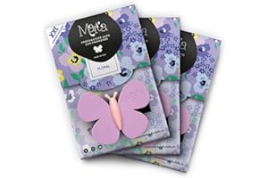 Marta La Farfalla Floral XXL - Tris Deodorante Auto: Profumo Fiorito e al Gelsomino e Profumatore Diffusore per Macchina XXL - Set 3 Pezzi