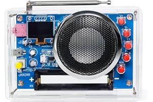 Erpmlyo -077 FM Radio DIY Kit OLED Display Battery Rechargeable Welding Practice Assembly Electronic Production Kit