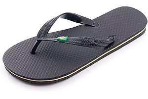 R-ISLAND Infradito da uomo, infradito, logo brasile, adulto, ottimo per casa, spiaggia, piscina.