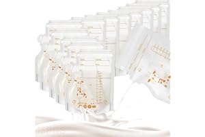 AVRUYPI 45 Pezzi Sacchetti Latte Materno, Sacchetto di Conservazione Latte Materno, Sacchetto di Congelamento Latte Materno, 250 ml Conservazione Latte Materno Pre-sterilizzato, Senza BPA