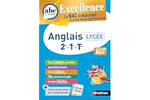 Anglais Lycée (2de-1re-Terminale) - ABC Excellence - Bac 2026 - Enseignement commun - Cours complets, Notions-clés et vidéos, Points méthode, Exercices et corrigés détaillés