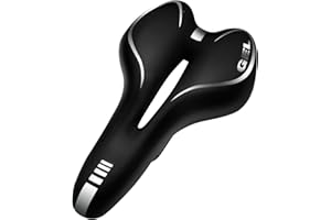 Noxtioanip Selle de Velo Ultra Confortable, Selle Velo Confortable Gel Ergonomique Selle VTT avec Fonction d'Amortisseur, Siège de Vélo Imperméable Respirante pour Vélo VTT, Vélo Route