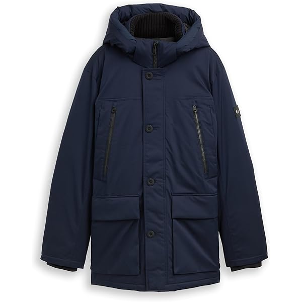 TOM TAILOR Heren 1046991 Parka, 29999-Black, 3XL, 29999 - Black, 3XL