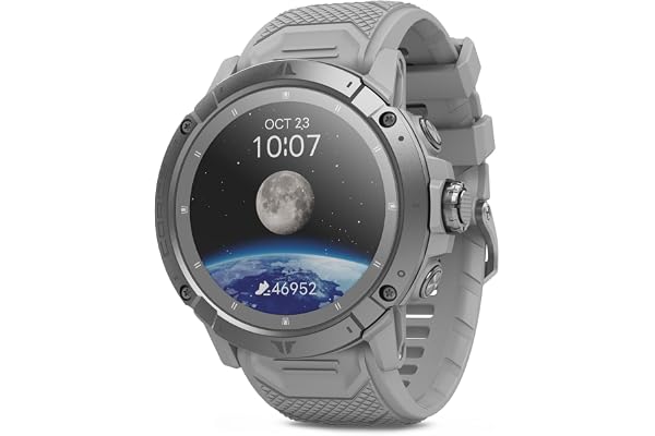 COROS VERTIX 2S Montre GPS d'aventure, 40 Jours d'autonomie Montre Sport, Navigation GPS avec Cartes mondiales Hors Ligne, calcul d'itinéraires, capteur de fréquence Cardiaque, Escalade, Ski - Moon