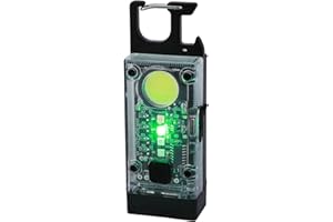 TiooDre Lampe de poche solaire porte-clés - Petite lampe de poche puissante - Super lumineuse - Rechargeable - Avec 5 modes d'éclairage - Décapsuleur et base magnétique pour une utilisation en