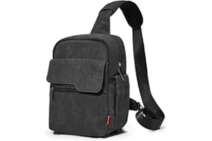 Cwatcun Kameratasche,Wasserdicht Kamerataschen Große Umhängetasche, Kamera Tasche für Spiegelreflex,SLR/DSLR,Kompaktkamera, Systemkamera und Zubehör,Schwarz