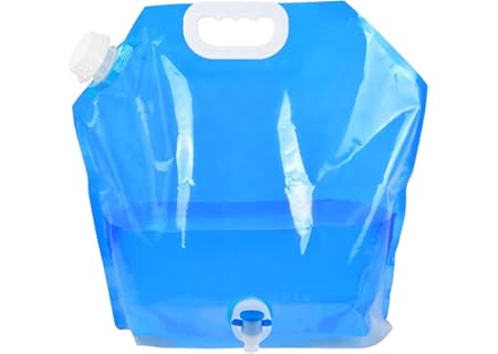 Hopfällbara dricksvattenburkar, 5 l campingpåse tank behållare, flexibel vattenank, tank vattenflask - Amazon Deal & Rabatt