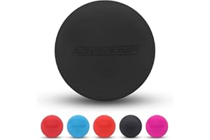 ActiveVikings® Pelota de masaje, ideal contra la tensión y perfecto para automasaje. Pelota lacrosse y pelota de fascia para hombres y mujeres.