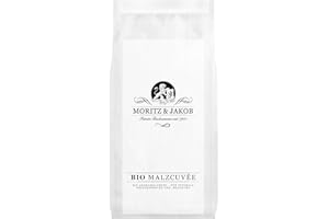‎MORITZ & JAKOB FEINSTE BACKZUTATEN SEIT 1901 Moritz & Jakob BIO Malzcuvée 250 g - inaktiv Aromamalz für optimale Krustenrösche und -bräunung - Backmalz enzyminaktiv für Brot und Brötchen - Gerstenmalz Mehl vegan Backzutat