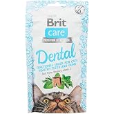 Brit Care Functional Snack, Sağlıklı Dişler Ve Diş Etleri İ&ccedil;in, Tahılsız, Fonksiyonel Kedi &Ouml;d&uuml;l&uuml;, 50 g