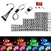 Produktbild Rokoo Auto Motorrad Wireless Remote Multi Farbe Neon Glow Lights RGB Flexible 12pcs Streifen Boden Atmosphäre Licht