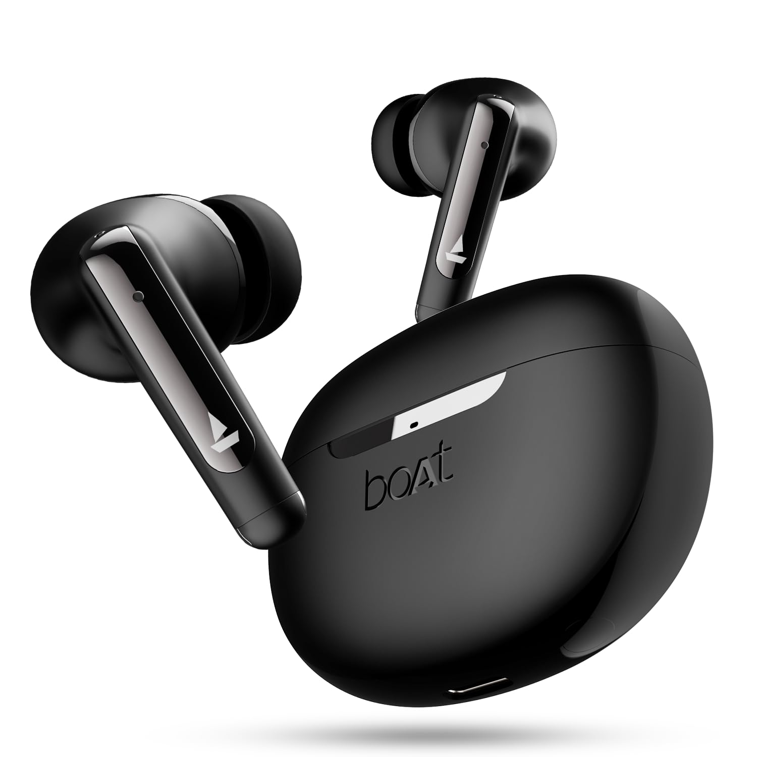 boAt Airdopes 141 ANC TWS in Ear Earbuds with 32 Db ANC, 42 Hrs Playback, 50Ms Low Latency Beast Mode, Iwp Tech,Quad Mics wit