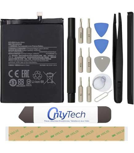 Batterie 4500 MAh Pour Xiaomi Redmi Note 8 Pro BM4J – Haute Capacité + Kit Démontage Inclus
