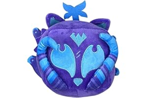 MGKEOUF Fruits Plush Toy, Devil Purple Fruits Plushie Soft Toy Anime Box Stuffed Animal Pillow Cute Fruits Stuffed Figure Doll for Adults Kids Fans Birthday Gifts