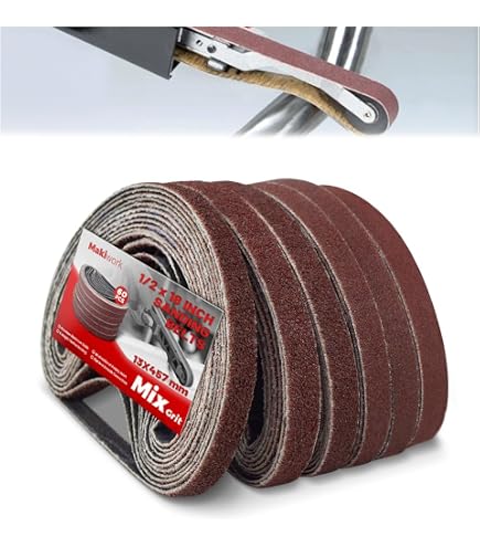 Vlies Schleifbänder Vliesband Schleifband Abmessung Korn Körnung wählbar 50 x 1500 medium/mittel/rot (P120-P150 Vlies Schleifbänder Vliesband Schleifband Abmessung Korn Körnung wählbar 50 x 1500 medium/mittel/rot (P120-P150