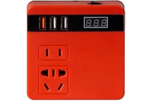 Irfora Inverter batteria al litio da 120 W, strumenti al litio multifunzionale, inverter di batteria, inverter da 21 V a 220 VAC, inverter intelligente a due motori con più