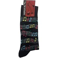Messing Gold Trompet and Music Stave Unisex Nieuwigheid Enkelsokken Volwassen Maat 6-11