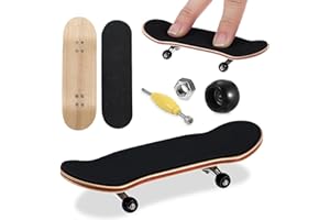 CIATBYYJ Mini Finger Skateboard,Kreatives Fingerboard,Professionelle Fingerskateboard,Ahornholz Finger Spielzeug,für Skateboarding-Enthusiasten, Kindergeburtstagsgeschenke,Mini-Spiele Kinderspielzeug