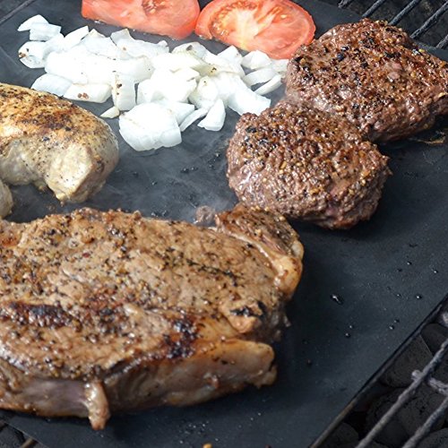 Annstory Set aus 2 Höchste Qualität BBQ Grill & Backen Mats, 100% nicht – stick , Perfekt für Backen auf Gas, Kohle und Elektrogrills – Wiederverwendbare, langlebig, 15.75 „x 13“ - 5