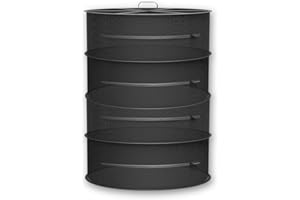 AC Infinity Estante, 61cm de Secado de Hierbas, Red de Malla Colgante de 4 Capas para Plantas, Semillas y brotes, de diámetro en Tiendas de campaña de Cultivo hidropónico