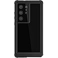 Ghostek NAUTICAL Galaxy S23 Plus Case Waterproof with Screen Camera Protector, Belt Clip Holster Heavy Duty Protective Full Body Tough Phone Covers Designed for 2023 Samsung Galaxy S23+ (6.6") (Black)