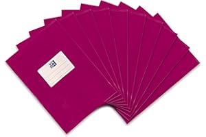 ELBA Oxford okładka na zeszyt A5, łyk, z etykietą, różowa, 10 sztuk