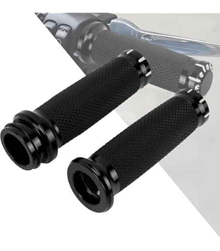 Poignées De Guidon En Aluminium 25mm Pour Harley VRSC, Dyna, Softail Et Touring - 1 Paire