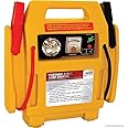 New 12v Portable Car Jump Starter Air Compressor Battery Start Booster Charger Leads 250PSI and 600amp