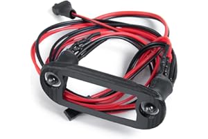 ZuoLan Blue+White Front Light Lamp LED Headlight Set for 1/24th Axial SCX24 AXI00005 RC Crawler Car Upgrades