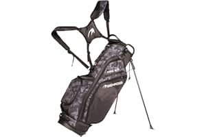 Benross By American Golf Pro 5 Golf Stand Bag with 6-Way Club Divider & Travel Support Rod - Lightweight Water-Resistant Carry Bag with Dual Straps & 5 Pockets