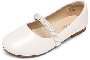 DREAM PAIRS Kids Ballerines Fille Sangle Chaussures Plates Mary Jane Princesse École Confortable SERENA-100-KIDS-NEW-E-FR