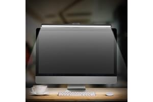 Tomshin-e e-Reading LED Desk Lamp 40CM USB Powered Computer Monitor Light Bar, Eye Caring Reading Lamp with 3 Color Temperatures and Adjustable Brightness, 1