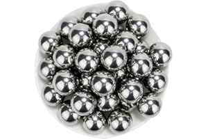 BOUACOUA Bolas de Rodamiento de Acero Inoxidable, Bolas para Eje de Rueda Bolas de Precisión 9.525mm (50 pcs)