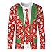 Produktbild Sweatshirts 3D Print Herren Ugly Christmas T-Shirt Neck Pullover Freizeithemd,H,M