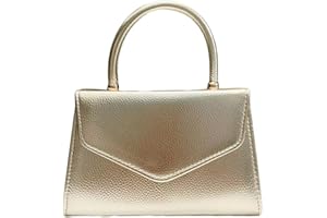 LeahWard Women's Faux Leather Clutch Bag,Top Handle Wedding Handbags