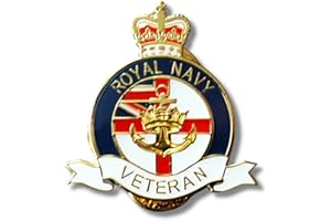 GET1 Royal Navy Veteran Lapel Pin Badge - UK Seller
