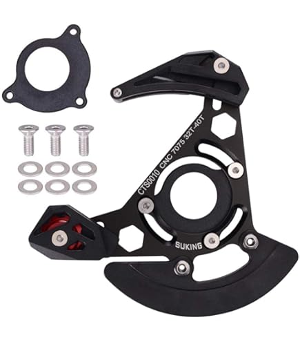 CYSKY Guida Catena bici Protezione Catena MTB Bicicletta Catena Drop Catcher 7075 Lega di alluminio per la maggior parte delle bici da strada Mountain Bike