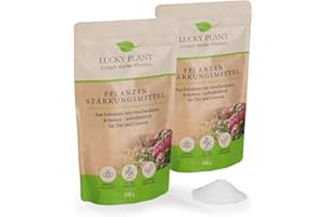 LUCKY PLANT Pflanzenstärkung 200g Pulver | Stärkeres Pflanzenwachstum & längere Blütezeit | Zimmerpflanzen, Sträucher, Rasen, Obst, Gemüse | Unbedenklich für Tier & Natur | Dünger-Alternative (2)