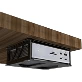 CaSZLUTION CalDigit TS4 Thunderbolt Dock, Duvara Montaj ve Masa Altı ile Uyumlu Yerleştirme İstasyonu Montaj Standı CalDigit 