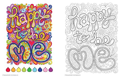 Good Vibes Coloring Book (Coloring Activity Book) (Coloring Is Fun)