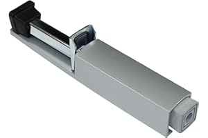 SN-TEC Türfeststeller stabile Ausführung, große Trittplatte, mit Fußbedienung, rutschfest, Massives Zinkdruckguss Gehäuse, bis zu 90mm Hub, incl. Befestigungsmaterial (60mm Hub)