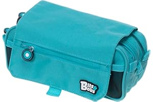 Grafoplás | Estuche Escolar Tres Compartimentos con Solapa | bits&Bobs | 23x10x10cm | Incluye Horario y Zona Identificación, Organizar tu Material Escolar