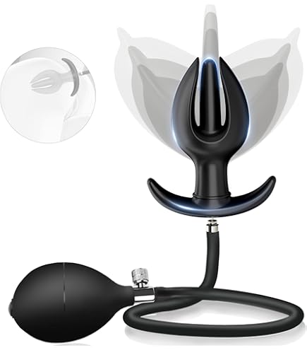 lovehoney vibrating inflatable butt plug Amazon.com: Lovehoney Black Inflatable Vibrating Back End Plug - 4.5