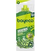 Bayeco - 100% Microfiber Threads Dry Mop - Superior Absorption and Cleaning - Light Even Wet - More Strength and Durability -