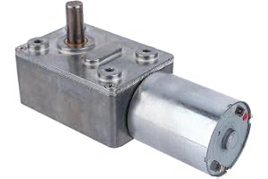 Elmotor DC 12V 10RPM Snäckväxelmotor Vändbar Fyrkantig Växelmotor med Högt Vridmoment Metallreducerväxel