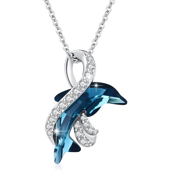 OHAYOO Collana Con Ciondolo Delfino In Argento 925: Gioiello Per Donna, Simbolo Di Amore E Protezione. Regalo Emozionante