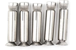 SEERAPHEE M6 x 70 304 - Perno de expansión hexagonal interno de acero inoxidable (5 unidades)